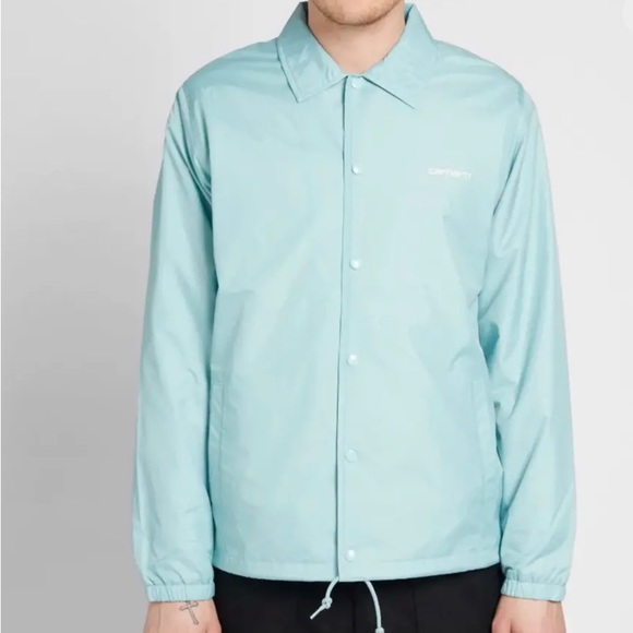 CARHARTT WIP - Mens Script Coach Jacket Soft
Aloe Green Wax - Picture 3 of 8